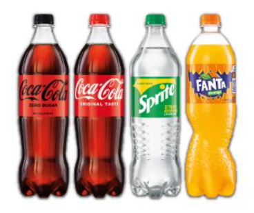 Gāzēti dzērieni COCA-COLA, FANTA, Sprite