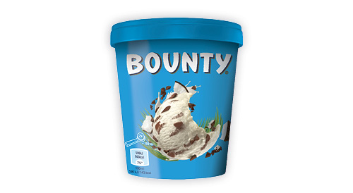 Saldējums BOUNTY Ice Tube 255g