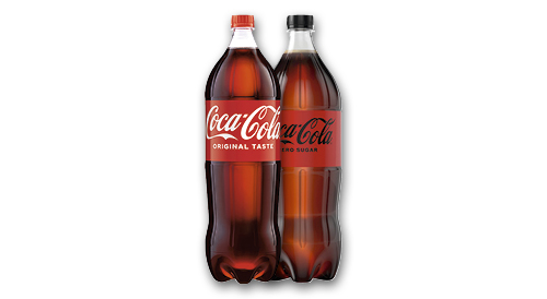 Gāzēts dzēriens COCA-COLA, 2 l, divi veidi