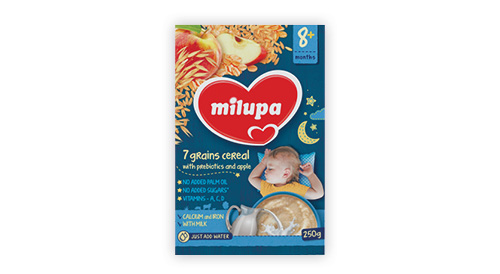 Putra MILUPA 7-gr.ābolu prebiot. 8+ 250g