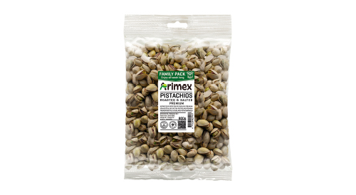 Pistācijas ARIMEX, 800 g, grauzdētas, sālītas