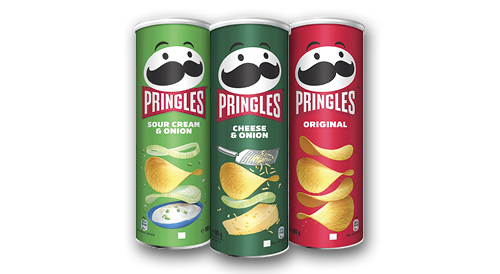 Sāļā uzkoda PRINGLES, 165 g, trīs veidi