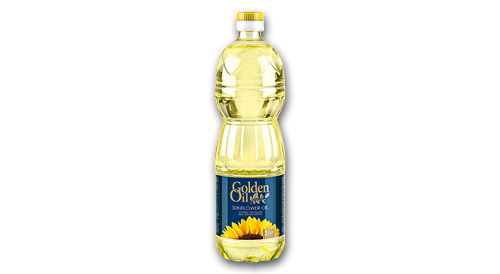 Saulespuķu eļļa GOLDEN OIL, 1 l