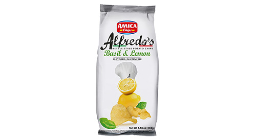 Čipsi ALFREDO'S citronu bazilika 130g