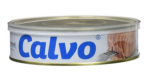 Tunzivs steiks saulespuķ.eļļā CALVO 500g