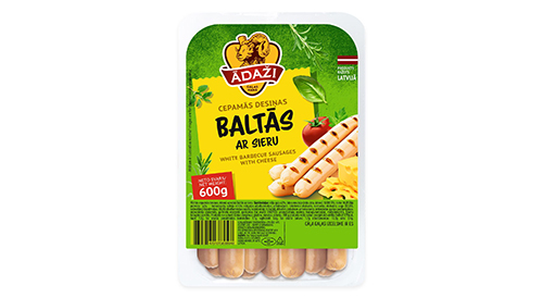 Cepamdesiņas Baltās ar sieru ĀDAŽI 600g