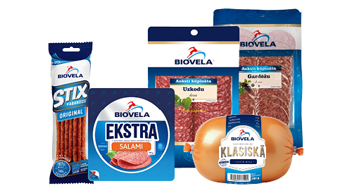 Pārstrādātās gaļas produkcijai BIOVELA