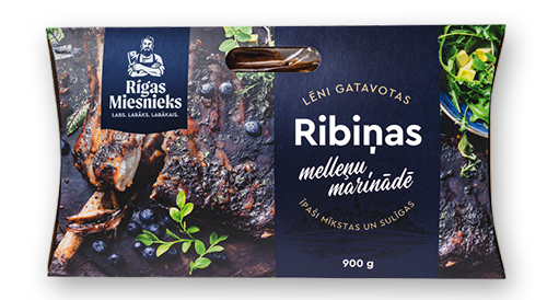 Ribiņas melleņu marinādē RĪGAS MIESNIEKS, 900 g